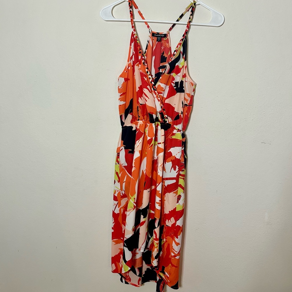 Vibrant Multicolor Knee Length Dress